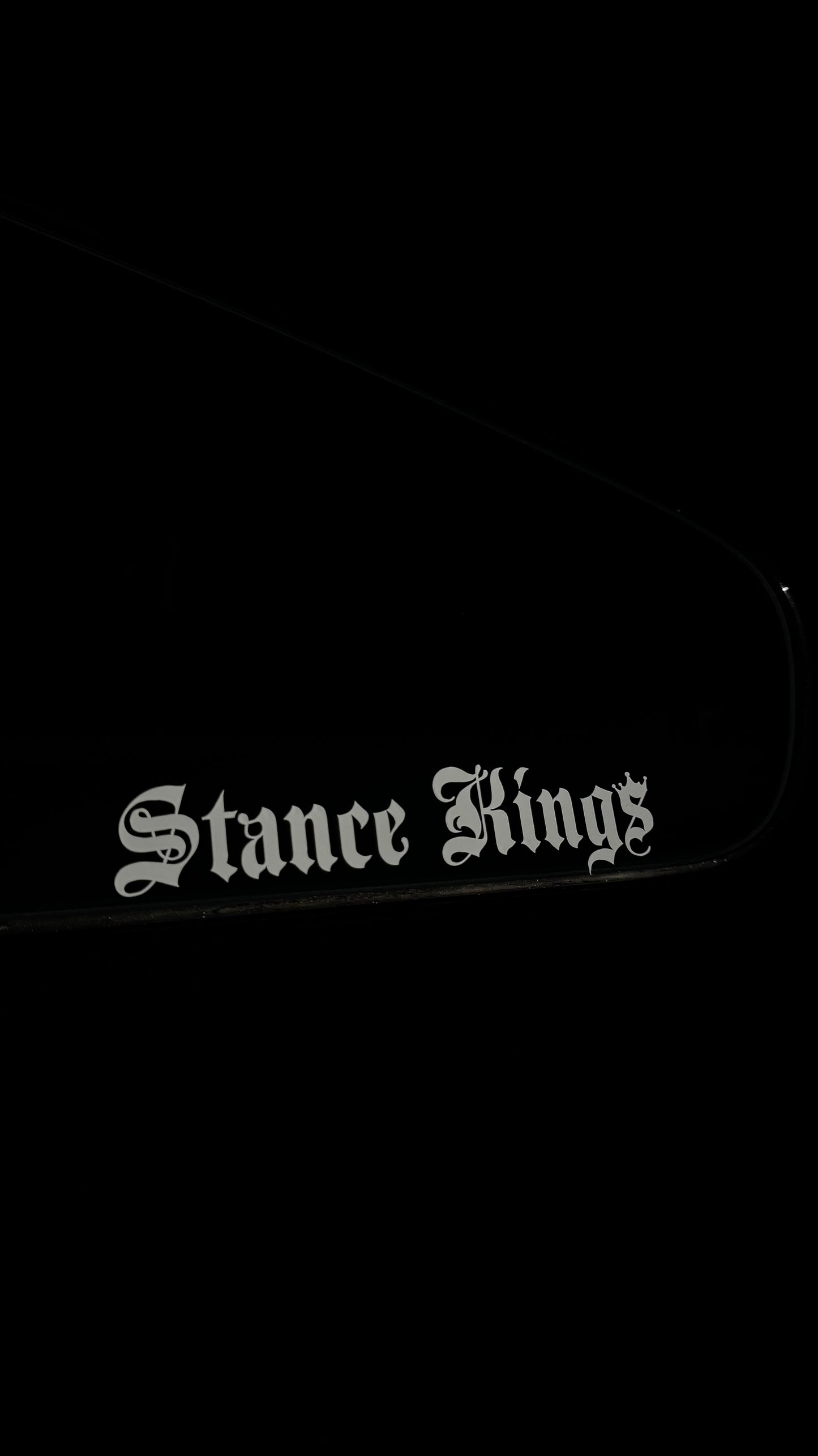 “Stance Kings” 5in sticker *Blackletter Font*