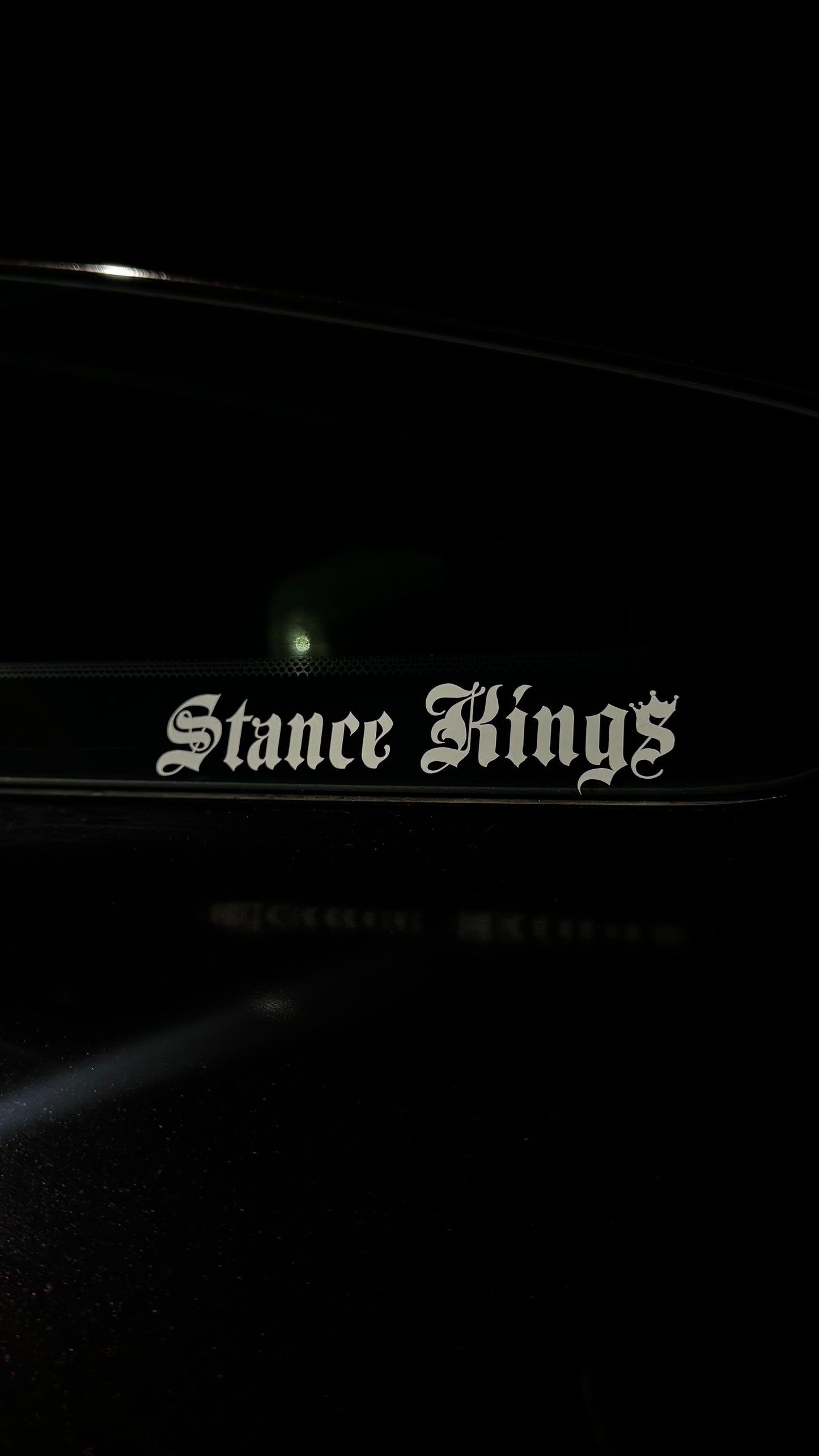 “Stance Kings” 5in sticker *Blackletter Font*