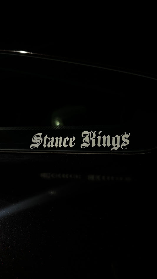 “Stance Kings” 5in sticker *Blackletter Font*